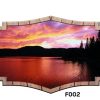 RV Mural Lake Sunset Decal Sticker