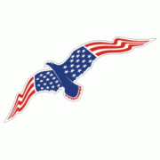 Soaring American Eagle Decal Sticker
