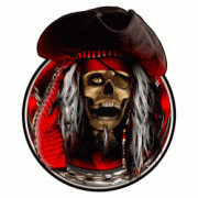 Captain Jack Pirate Decal Sticker