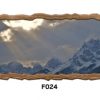 Sun Mountains Scenic Camper RV Mural Decal Sticker