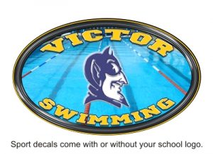 Custom School Swimming Decal Sticker